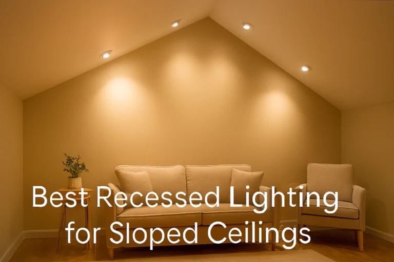 Best Recessed Lighting for Sloped Ceilings