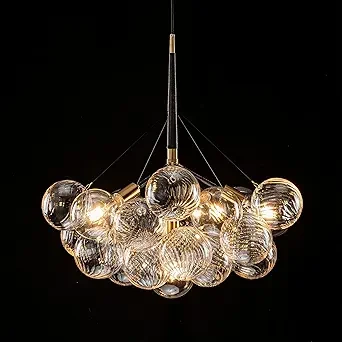 Compact Decorative Glass Chandelier for Bedroom (1)