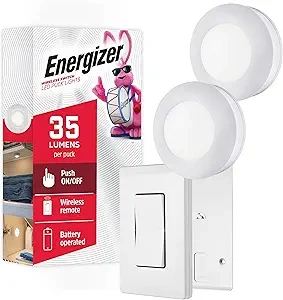 Energizer Battery Puck Lights with Remote (1)