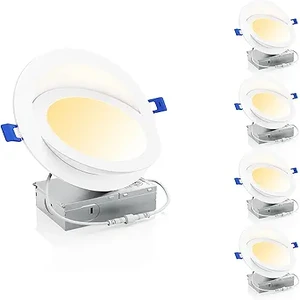 Ensenior 6-Inch Dimmable LED Recessed Lighting Kit (1)