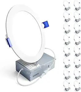 Ensenior 6-Inch LED Recessed Ceiling Lights (Best High Quality Option) (1)
