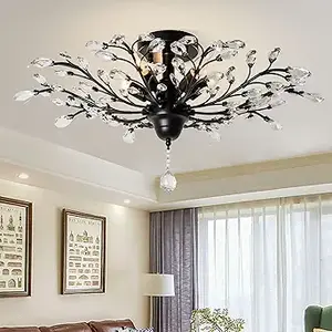 Ganeed Vintage Crystal Ceiling Light (1)
