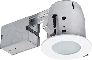 Globe Electric 4-Inch Antique Brass Recessed Lighting Trim (1)