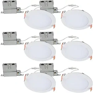 HALO HLB6099FS1EMWR 6-Inch LED Canless Recessed Ceiling Light (1)