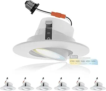 HALO RA4-DM 4-Inch Adjustable Gimbal LED Retrofit Kit (1)