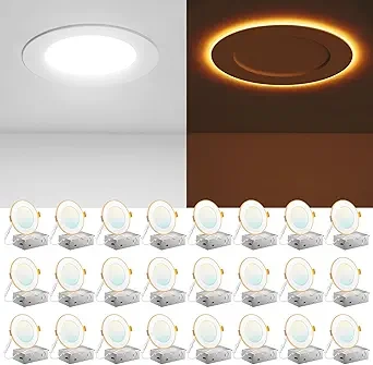 Halo 4-Inch Recessed LED Ceiling Light with Nightlight Mode (1)