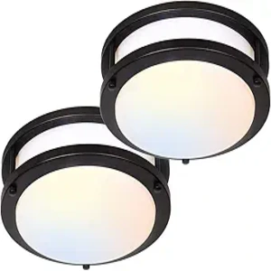 Hykolity 13-Inch Dimmable LED Flush Mount Ceiling Light (1)