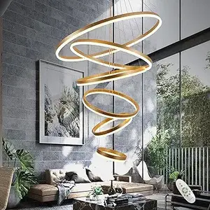 Joofo Smart LED Ring Chandelier (Wi-Fi + App Controlled) (1)