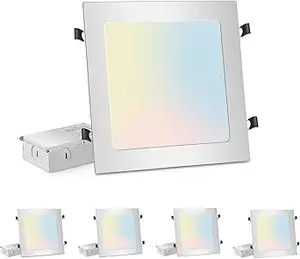 LZHOME 11-inch Square Recessed Light (3-CCT, 4-pack) (1)
