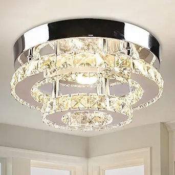 Lifeholder Mini Crystal Flush-Mount Chandelier (1)
