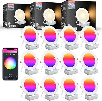 Lumary 6 Ultra-Thin Smart Recessed Lighting, Best Value for Money (1)