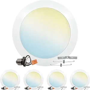 Luxrite 8W Round LED Ceiling Light (Surface Mount Option) (1)