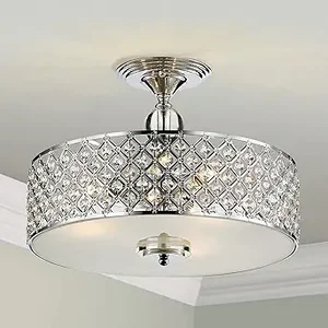 SM Saint Mossi Small Crystal Flush Mount Ceiling Light (1)