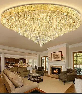SUNMEIYI Dimmable LED Crystal Flush Mount (1)