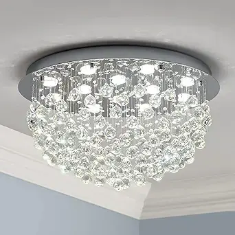 Saint Mossi Modern Linear Crystal Chandelier (1)