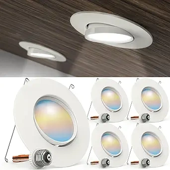 Sunco Lighting 5 by 6 Inch Retrofit LED Recessed Downlight (1)