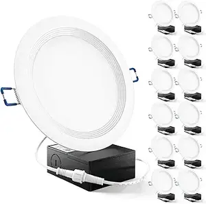 Sunco Lighting 6 Inch Slim LED Downlight with Junction Box (1)