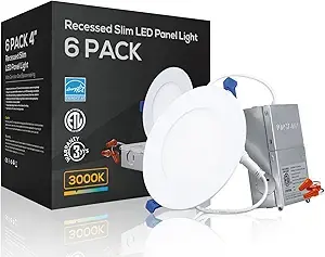 TORCHSTAR 4-Inch Dimmable Slim LED Recessed Light (Best for Small Rooms) (1)