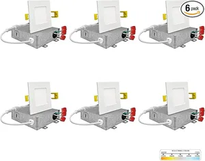 Ultra-thin LED Recessed Ceiling Panel Square Downlight Panels