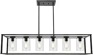 VINLUZ 6-Light Sputnik Chandelier (1)