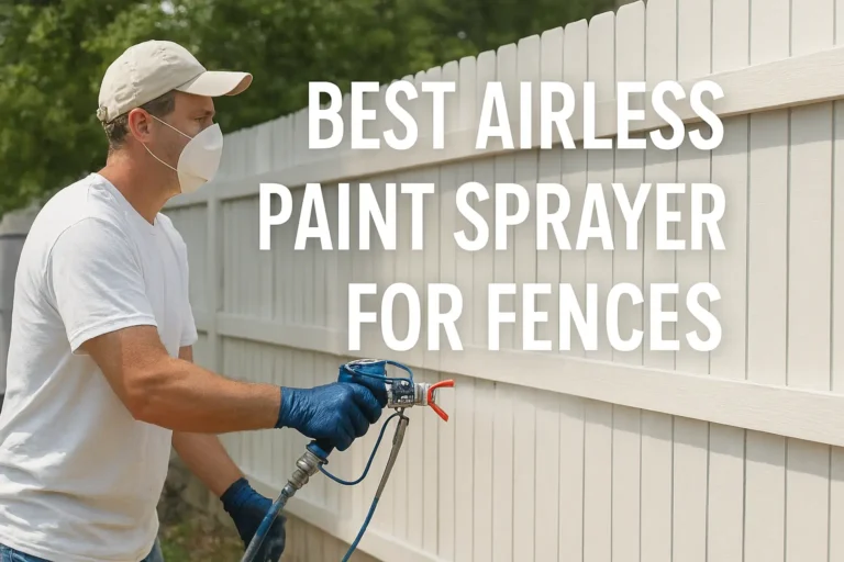 Best Airless Paint Sprayers for Fences That Work Fast