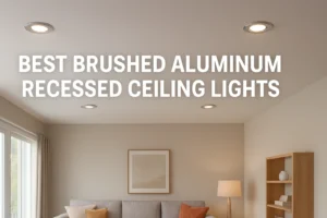 best brushed aluminum recessed ceiling lights