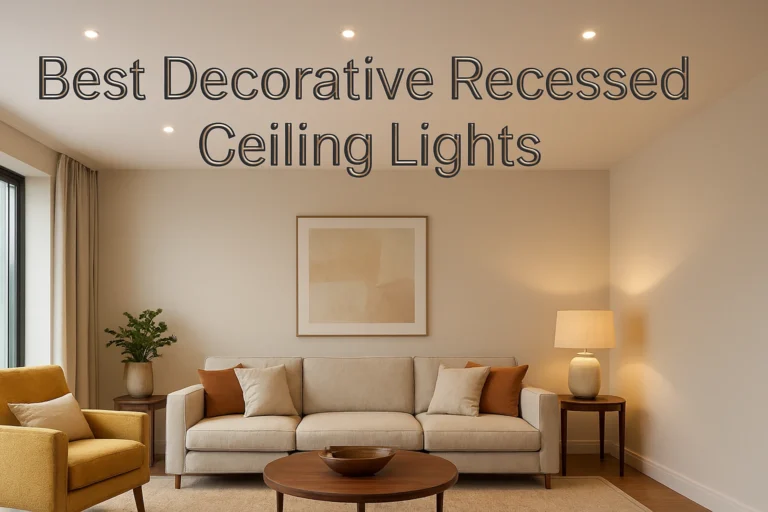 Best Decorative Recessed Ceiling Lights for Every Place