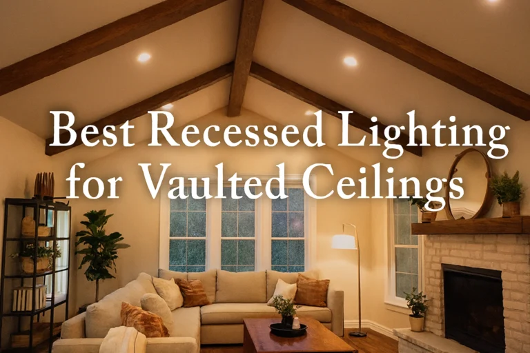 best recessed lighting for vaulted ceilings