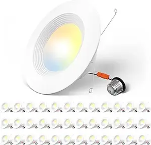 Amico 5CCT Recessed LED Lights (Best Warm White Choice)