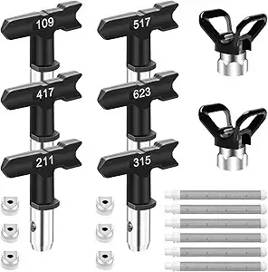 Anglecai 14-Piece Airless Paint Sprayer Tips Set