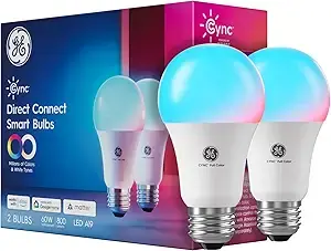 GE CYNC Smart LED Holiday Bulbs – Best for Simple Lamp Upgrades (1)