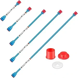 QWORK 5-Piece Universal Paint Sprayer Extension Wand Kit (1)