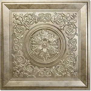 WOWSTAR Vintage PVC Decorative Ceiling Tiles (1)