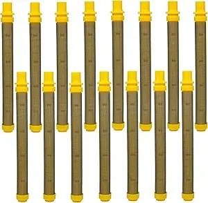 Wagner Push-In Paint Sprayer Filters (5-Pack, Yellow – 100 Mesh) (1)