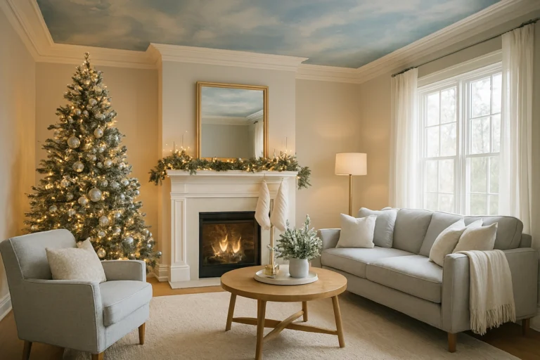 ceiling paint colors for winter holidays