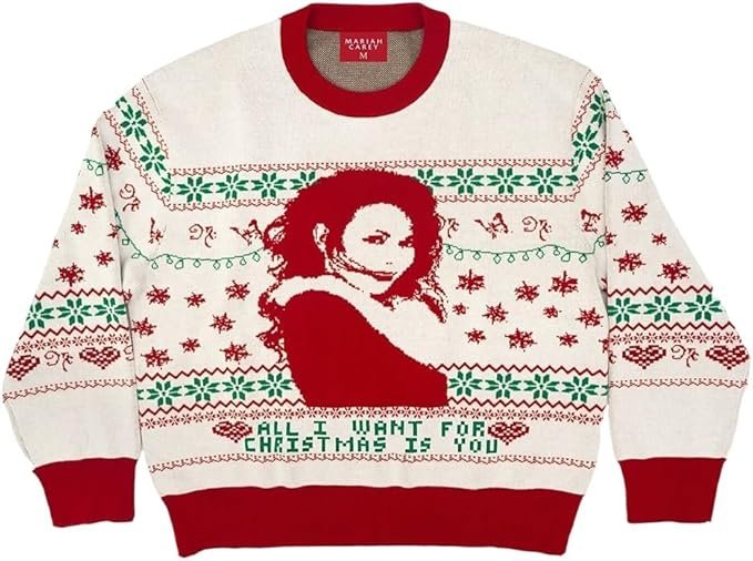 Mariah Carey “All I Want For Christmas Is You” Festive Sweater for Christmas