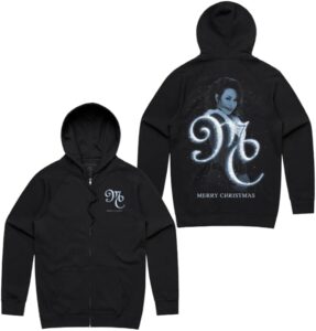 Mariah Carey womens Official Christmas Time Tour Merch Zip Up Hoodie